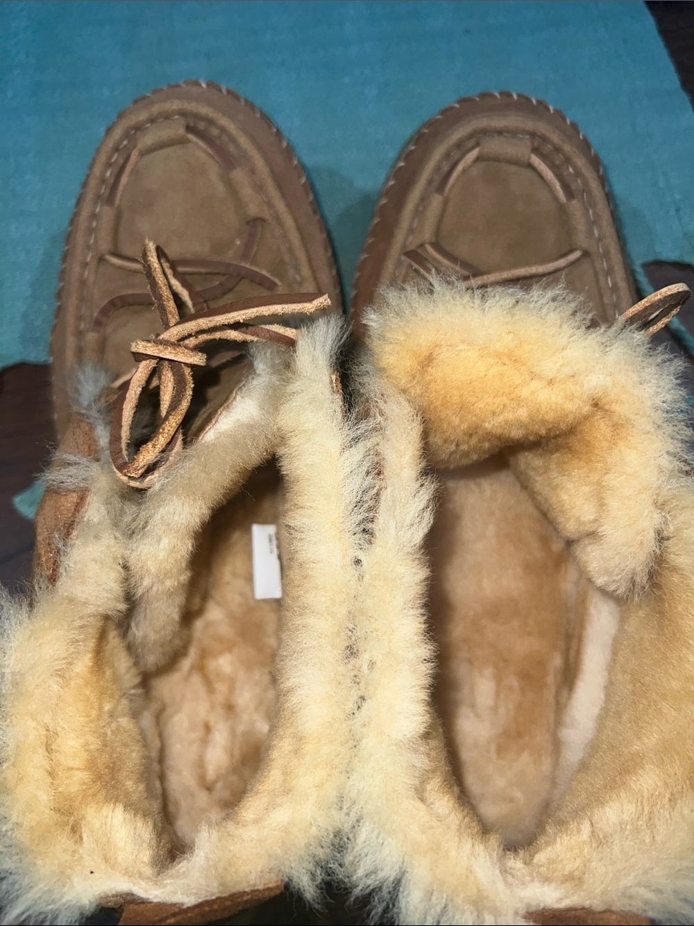 L.L.Bean Wicked Good Moccasin Slippers - Picture 7 of 7